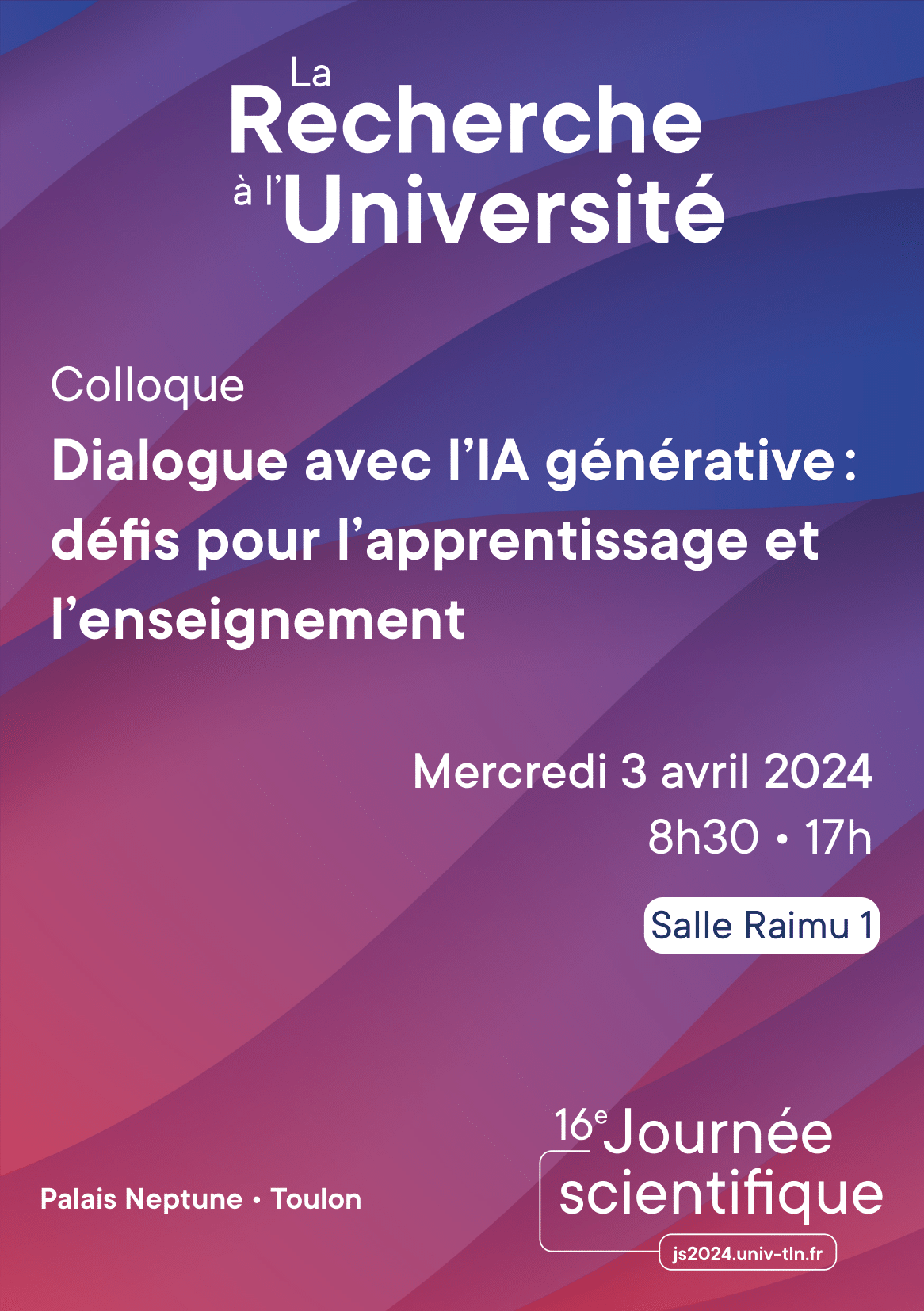 16e journée scientifique de l’université de Toulon